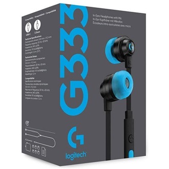 Logitech G333 gaming fülhallgató headset fekete