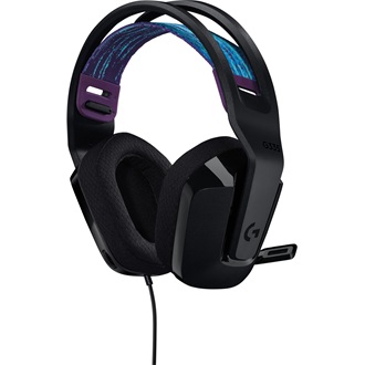 Logitech G335 gaming fejhallgató headset fekete