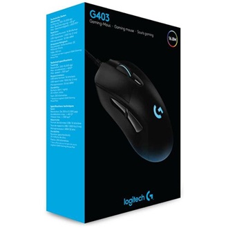 Logitech G403 HERO optikai USB gaming egér fekete