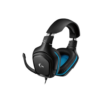 Logitech G432 gaming headset fekete-kék