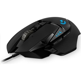 Logitech G502 optikai USB gaming egér fekete