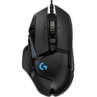 Logitech G502 optikai USB gaming egér fekete