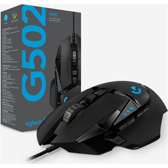 Logitech G502 optikai USB gaming egér fekete