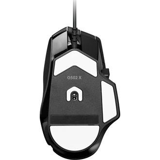 Logitech G502 X + G240 optikai USB gaming egér + egérpad fekete