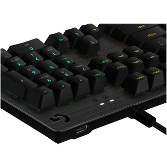 Logitech G512 Carbon USB angol (US) gaming GX Brown Tactile billentyűzet fekete
