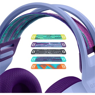 Logitech G733 Lightspeed Wireless gaming fejhallgató headset lila