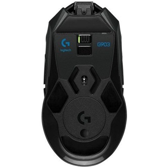 Logitech G903 LIGHTSPEED vezeték nélküli optikai HERO gaming egér fekete
