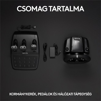 Logitech G920 + G335 USB-A kormány játékvezérlő + headset fekete