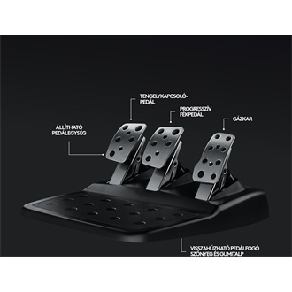 Logitech G920 + G335 USB-A kormány játékvezérlő + headset fekete