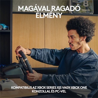 Logitech G920 + G335 USB-A kormány játékvezérlő + headset fekete