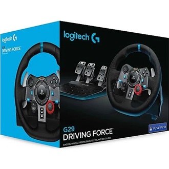 Logitech G92 Driving Force Racing Wheel USB-A kormány játékvezérlő + headset fekete-fehér (ASTRO A10)