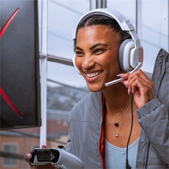 Logitech G Astro A10 PlayStation gaming fejhallgató headset fehér