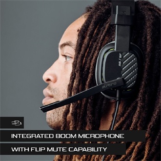 Logitech G Astro A10 PlayStation gaming fejhallgató headset fekete