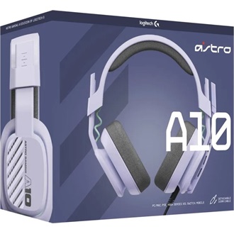 Logitech G Astro A10 gaming fejhallgató headset lila
