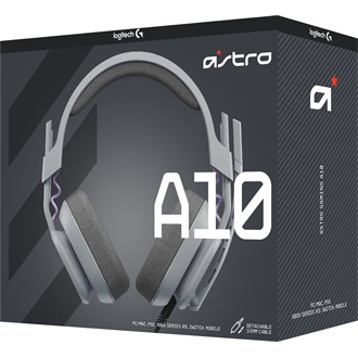 Logitech G Astro A10 gaming fejhallgató headset szürke