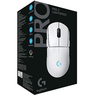 Logitech G PRO 2 LIGHTSPEED optikai vezeték nélküli gaming egér fehér