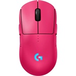 Logitech G PRO 2 LIGHTSPEED optikai vezeték nélküli gaming egér rózsaszín