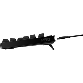 Logitech G PRO TKL USB angol gaming GX Blue Clicky  mechanikus billentyűzet fekete