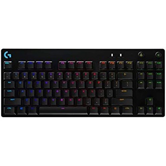 Logitech G PRO USB angol (US) gaming billentyűzet fekete (GX Blue Switch)