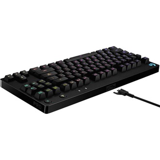 Logitech G PRO USB angol (US) gaming billentyűzet fekete (GX Blue Switch)