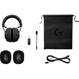 Logitech G PRO X gaming fejhallgató headset fekete