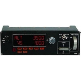 Logitech G SAITEK PRO Flight Multi Panel USB-A repülőgép panel játékvezérlő fekete