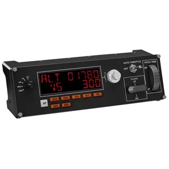 Logitech G SAITEK PRO Flight Multi Panel USB-A repülőgép panel játékvezérlő fekete