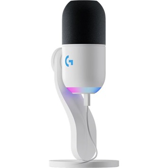 Logitech G Yegi GX RGB LIGHTSYNC gaming mikrofon fehér