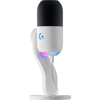 Logitech G Yegi GX RGB LIGHTSYNC gaming mikrofon fehér