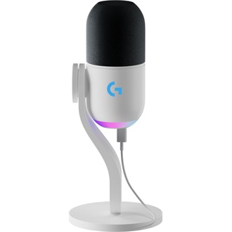 Logitech G Yegi GX RGB LIGHTSYNC gaming mikrofon fehér