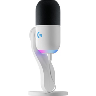 Logitech G Yegi GX RGB LIGHTSYNC gaming mikrofon fehér