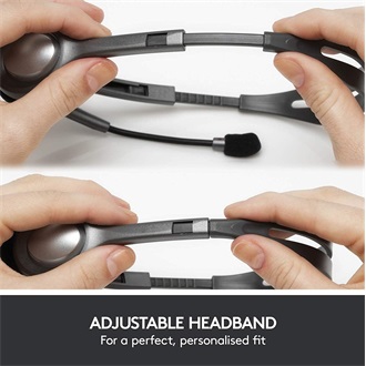 Logitech H111 fejhallgató headset fekete