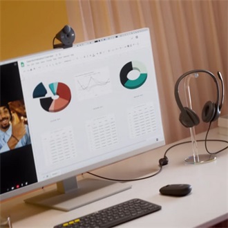 Logitech H390 fejhallgató headset fekete
