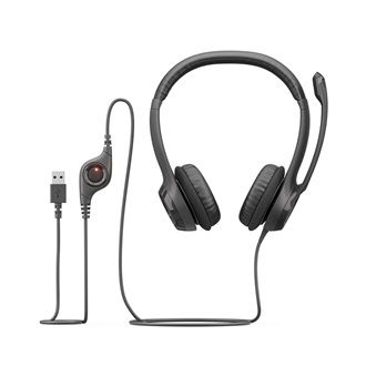 Logitech H390 stereo headset fekete