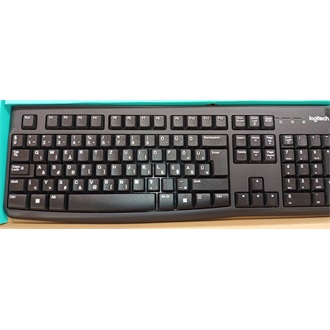 Logitech K120 USB cseppálló magyar billentyűzet fekete