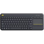 Logitech K400 Plus vezeték nélküli angol (US) billentyűzet fekete