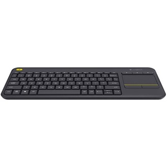 Logitech K400 Plus vezeték nélküli angol billentyűzet fekete