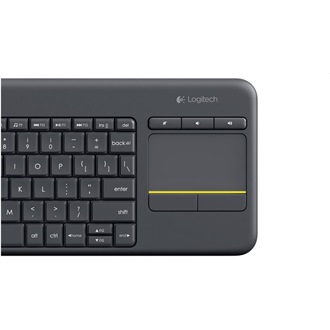 Logitech K400 Plus vezeték nélküli angol billentyűzet fekete
