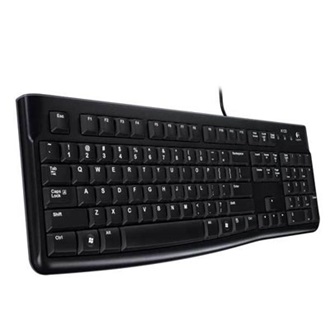 Logitech K120 USB cseppálló magyar billentyűzet fekete