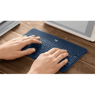 Logitech Keys-To-Go Apple Bluetooth angol (US) membrán billentyűzet kék