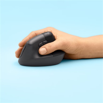 Logitech Lift Vertical Ergonomical optikai Bluetooth / vezeték nélküli vertikális egér fekete