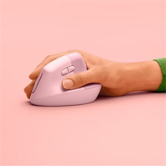 Logitech Lift Vertical Ergonomical optikai Bluetooth / vezeték nélküli vertikális egér piros