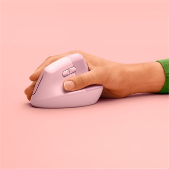 Logitech Lift Vertical Ergonomical optikai Bluetooth / vezeték nélküli vertikális egér piros
