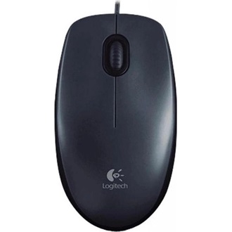 Logitech M100 optikai USB egér fekete