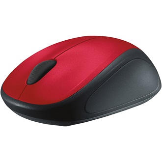 Logitech M235 optikai vezeték nélküli egér piros