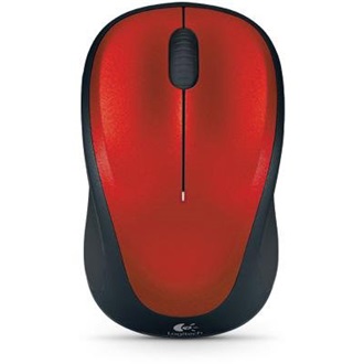 Logitech M235 optikai vezeték nélküli egér piros