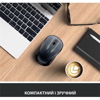 Logitech M325s optikai vezeték nélküli egér szürke-fekete