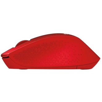 Logitech M330 Silent Plus egér piros