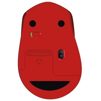 Logitech M330 Silent Plus egér piros