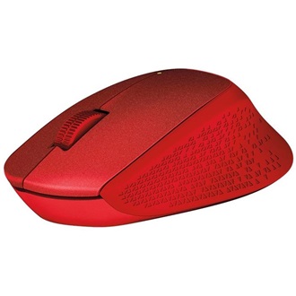 Logitech M330 Silent Plus egér piros
